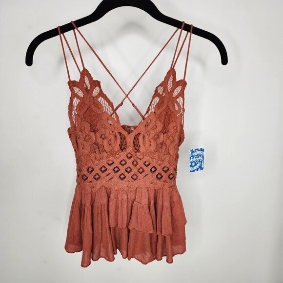 NWT Free People Adella Cami Winding Roads Size XSmall - Picture 6 of 11